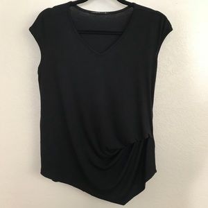 Capote Black Short Sleeved Shirt M